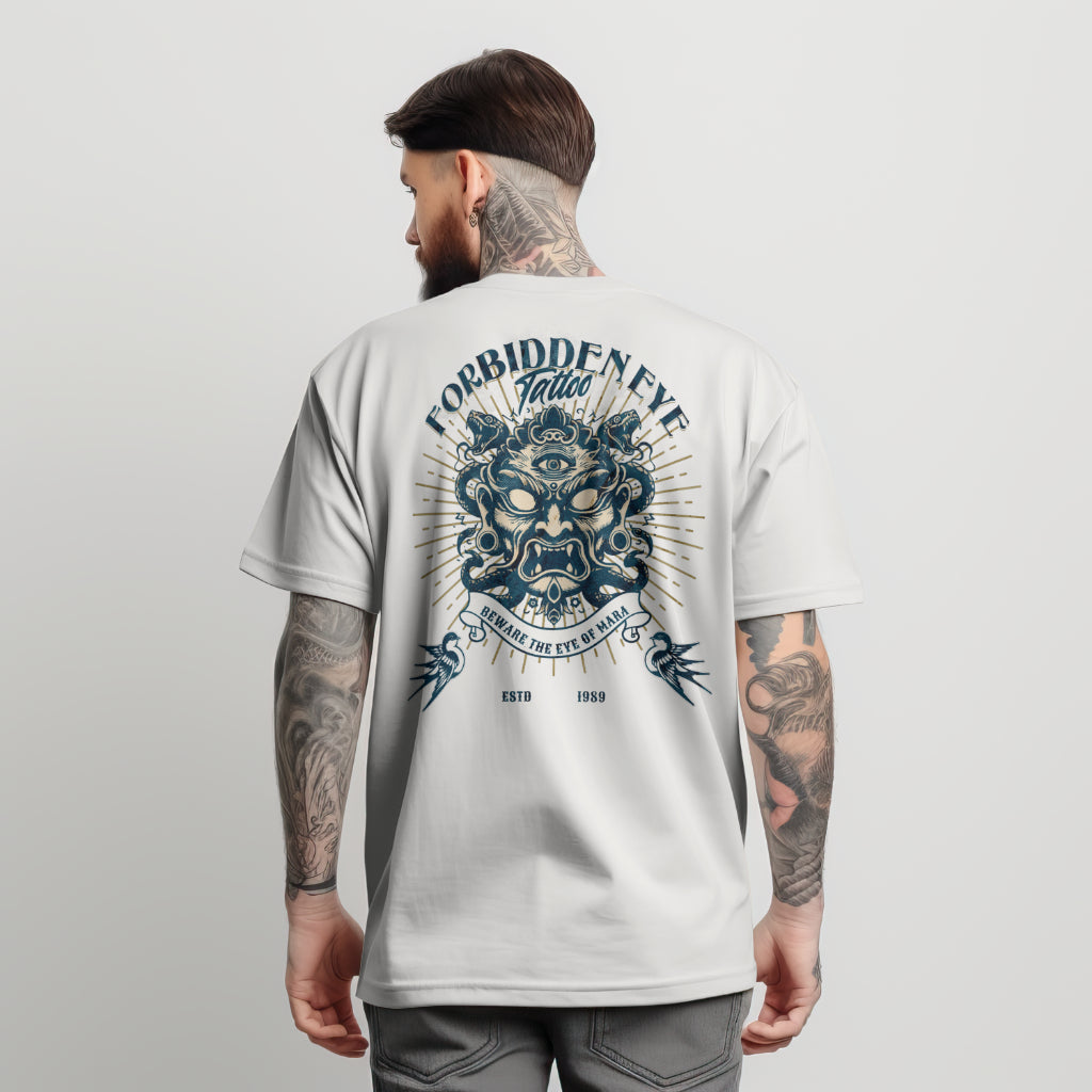 Forbidden Eye Tattoo Tee – front and back design