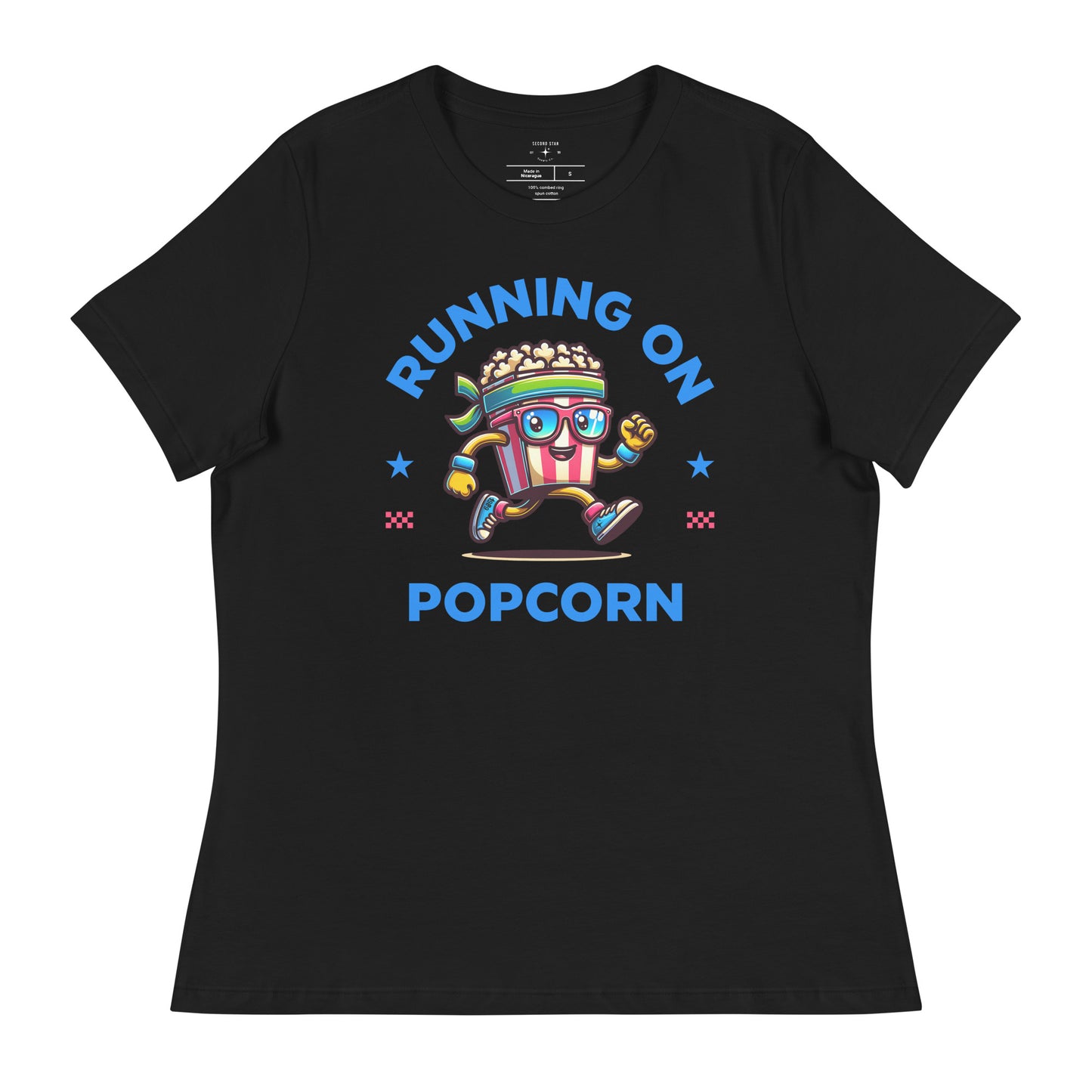 Running On Popcorn | Ladies Tee