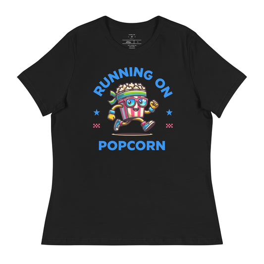 Running On Popcorn | Ladies Tee