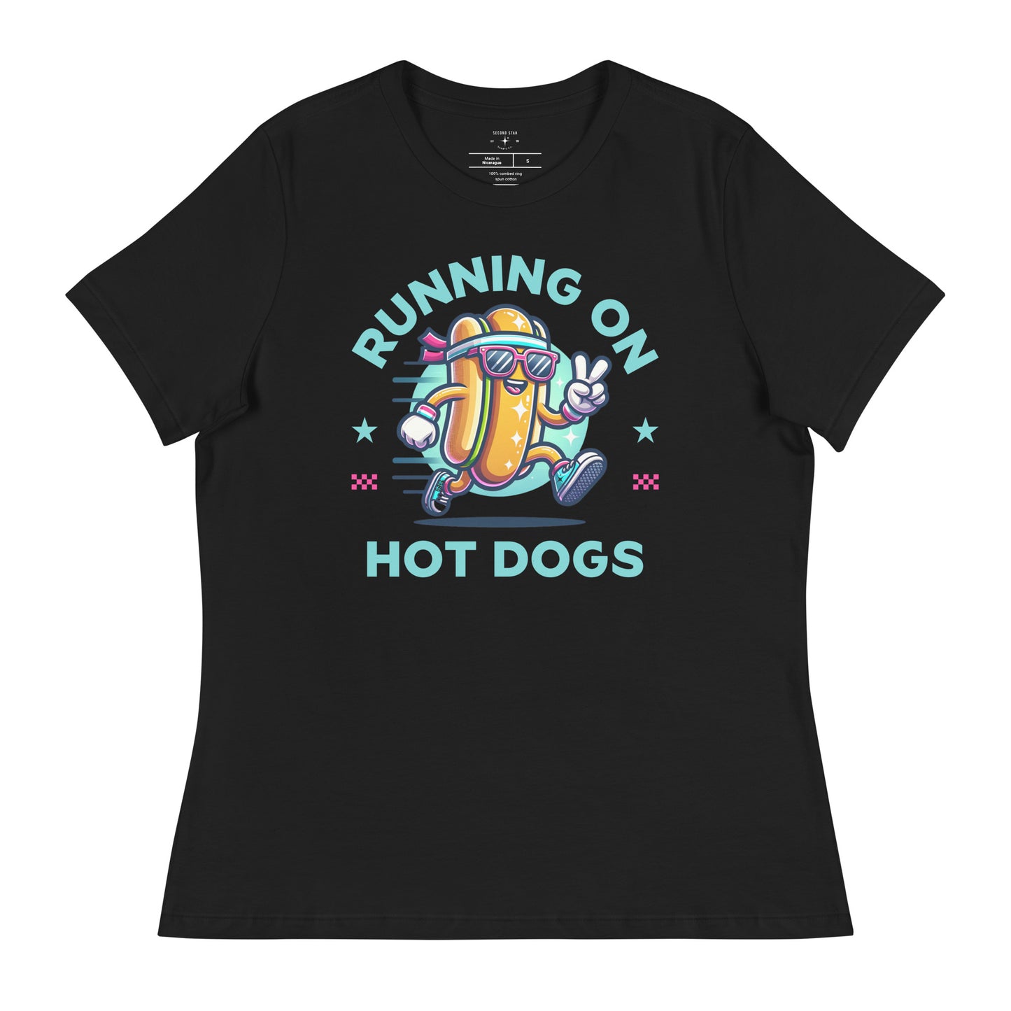 Running On Hot Dogs | Ladies Tee