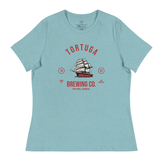 Tortuga Brewing Co. | Ladies Pirate Ship Tee