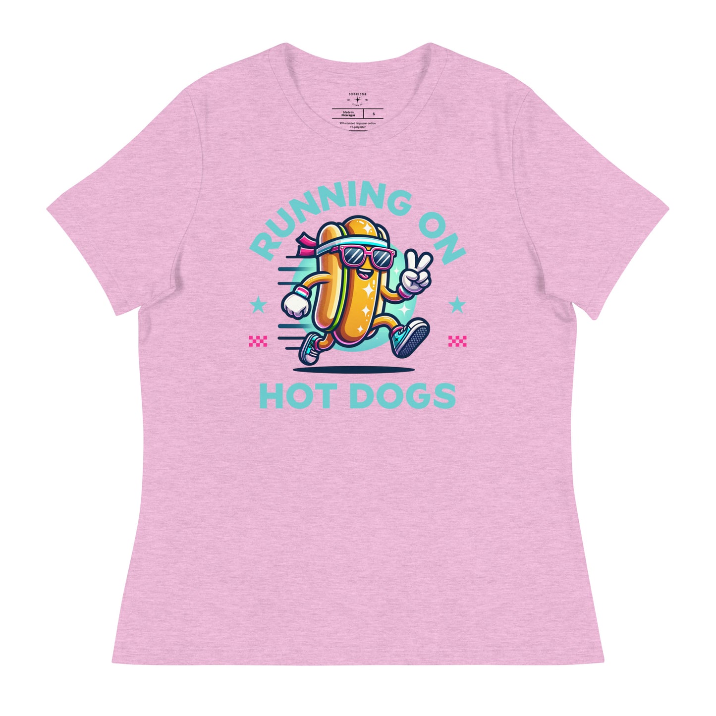 Running On Hot Dogs | Ladies Tee