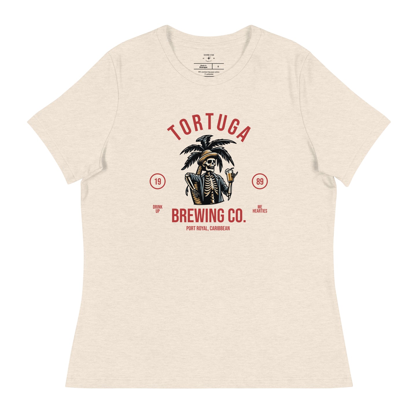 Tortuga Brewing Co. | Ladies Skeleton Tee