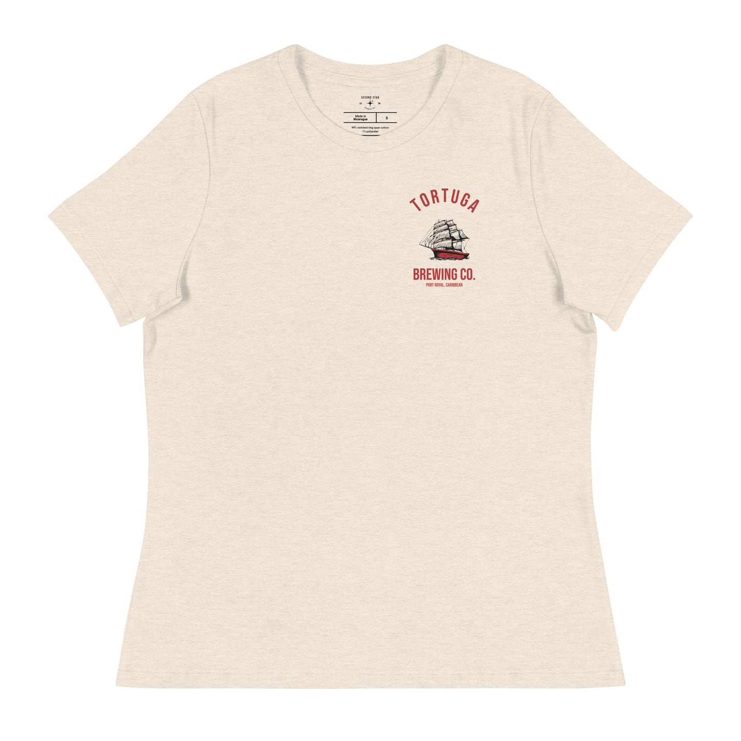 Tortuga Brewing Co. | Ship Front Logo Ladies Tee