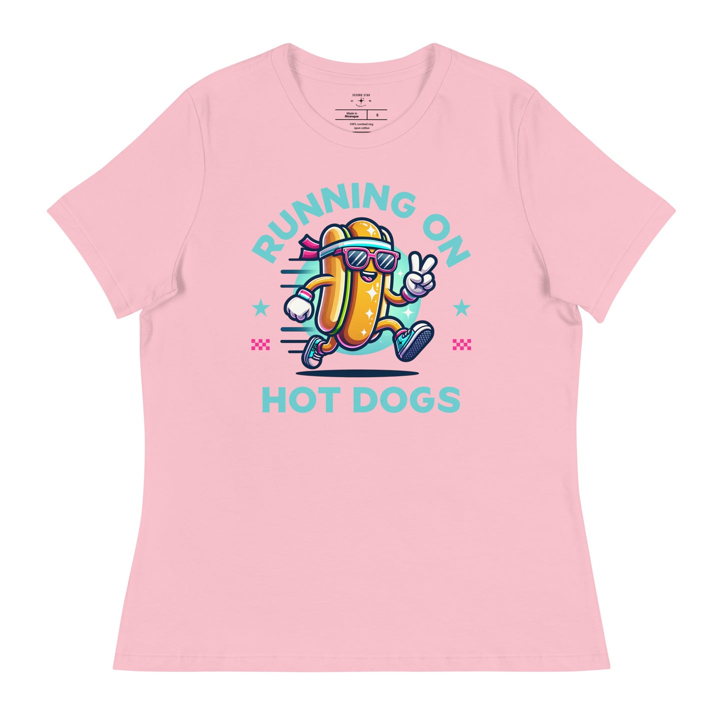 Running On Hot Dogs | Ladies Tee