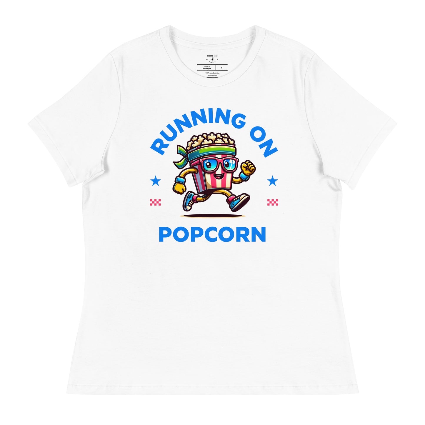 Running On Popcorn | Ladies Tee