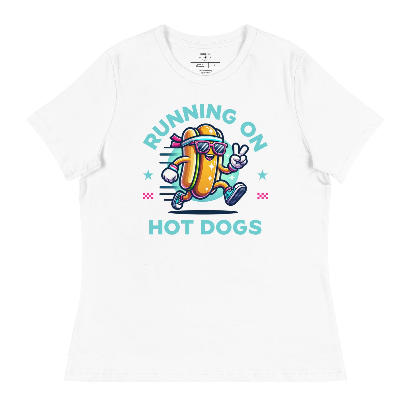 Running On Hot Dogs | Ladies Tee