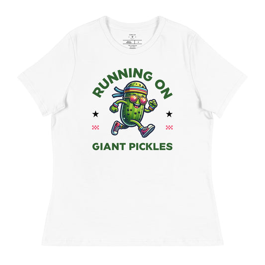 Running On Giant Pickles | Ladies Tee