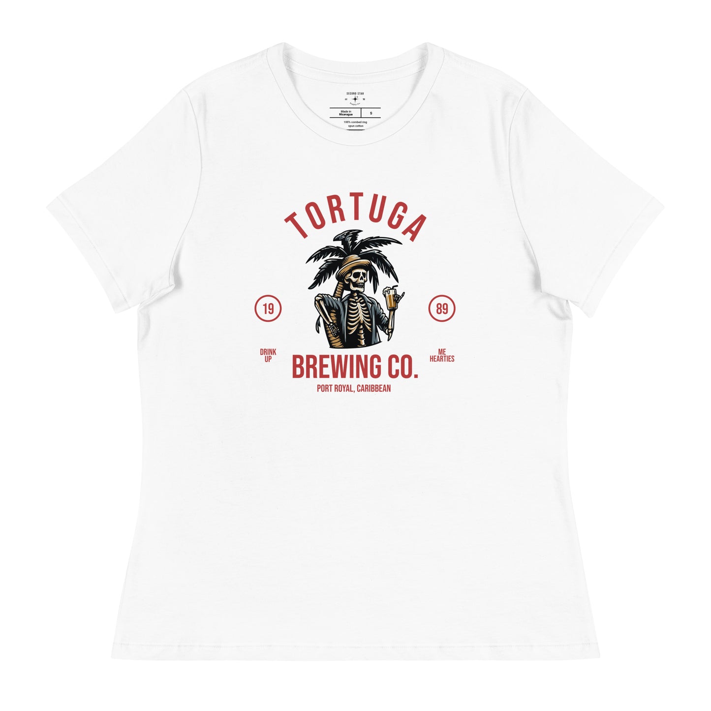 Tortuga Brewing Co. | Ladies Skeleton Tee